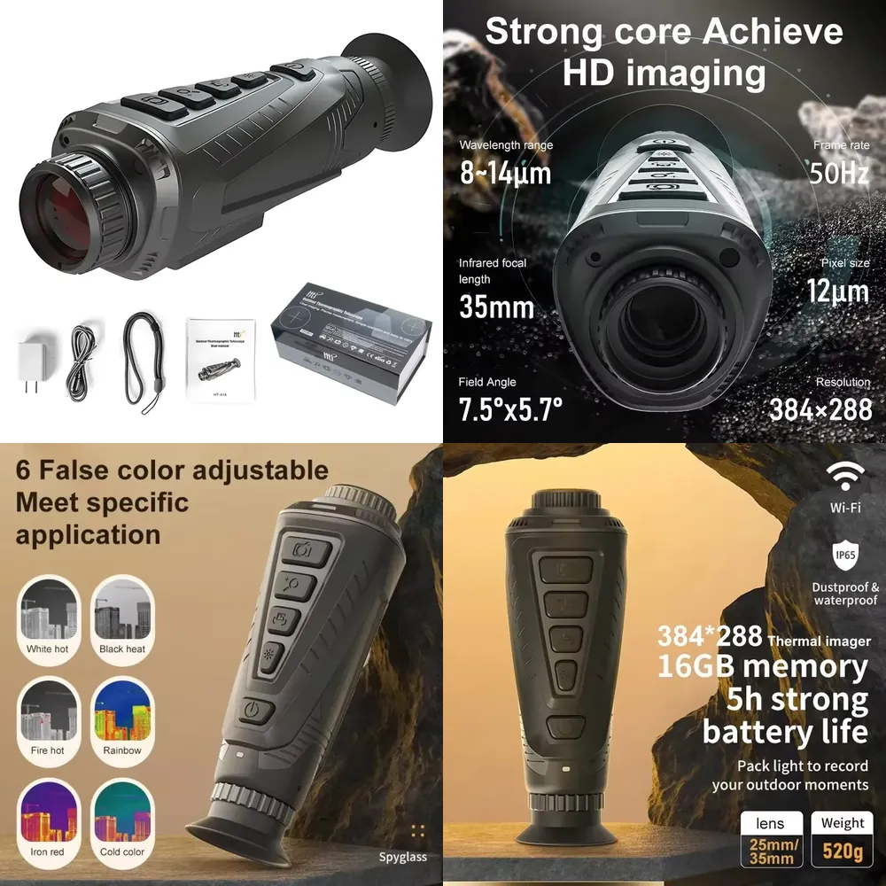 Thermal Scope Night Vision Monocular - Monokular termowizyjny 2026 do polowań, o
