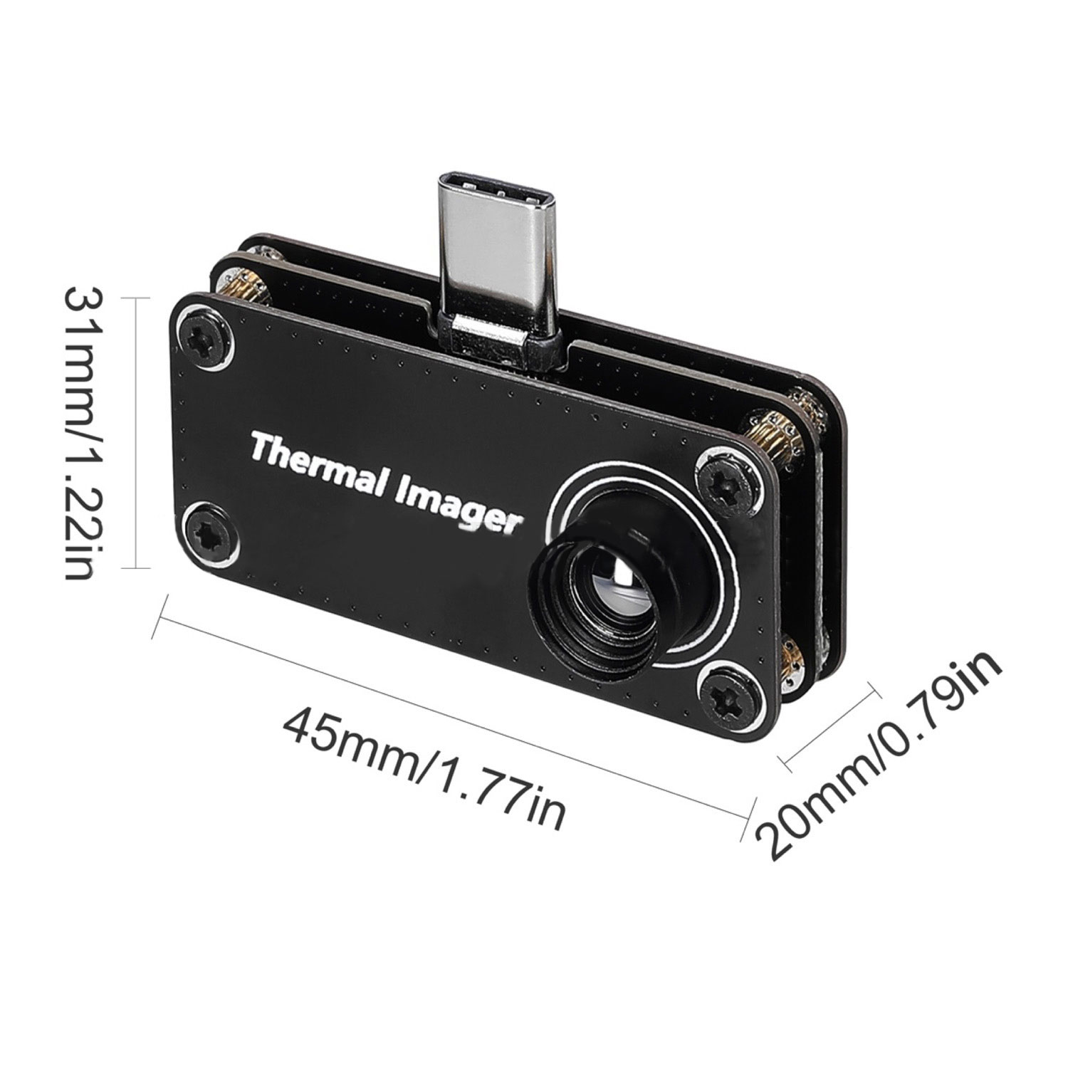 Tiop01 Thermal Camera - TIOP01 Kamera termowizyjna 32x32 do telefonów