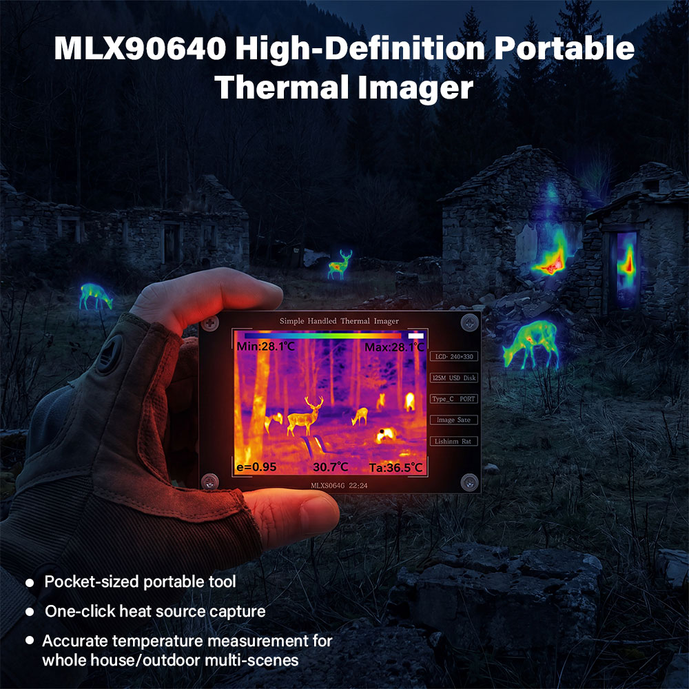 Nf 521 Thermal Imaging Camera - Przenośny kamera termowizyjna na podczerwień -40