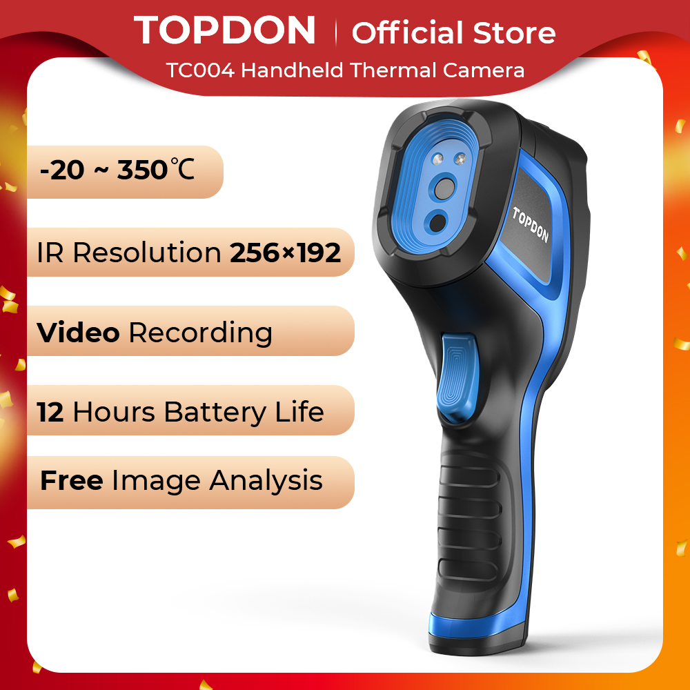 Topdon Tc001 Thermal Camera - TOPDON TC004 wysoka dokładność 256*192 ręczny