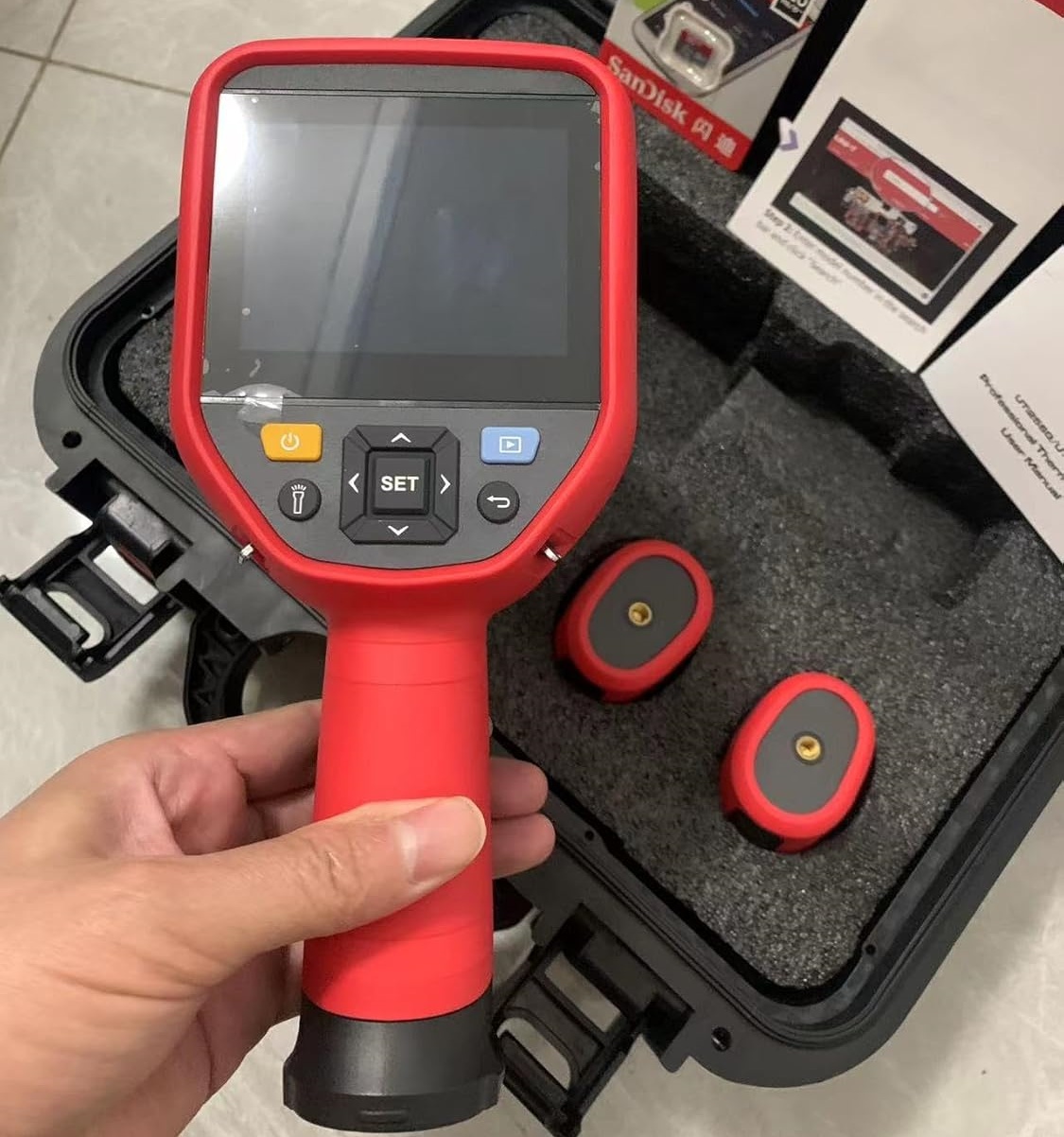 Thermal Camera Type C 384X288 - Profesjonalna kamera termowizyjna UNI-T UTi384G 384x288