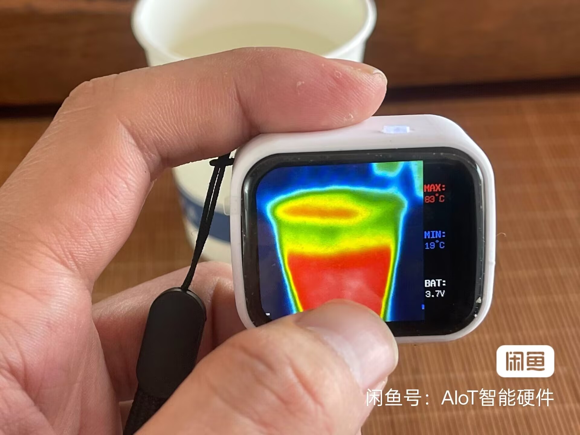 Underfloor Heating Thermal Detector - Miniaturowy kieszonkowy termowizor z ekranem dotykowym