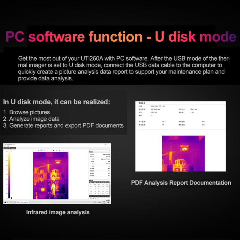 Kamera termowizyjna UNI-T UTI2 – Thermal Imaging Camera 256X192 recenzja i cena