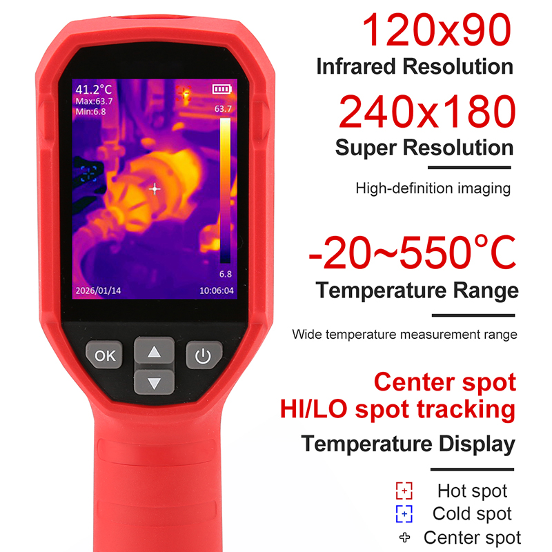 Kamera termowizyjna UNI-T UTI1 – Nf 521 Thermal Imaging Camera recenzja i cena
