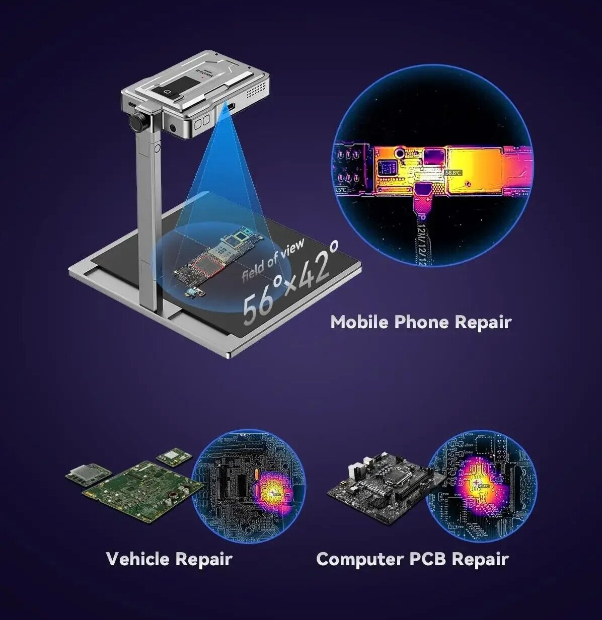 LANGCHI ShortCam III 4K Termow – Pcb Short Circuit Thermal Diagnostics recenzja i cena