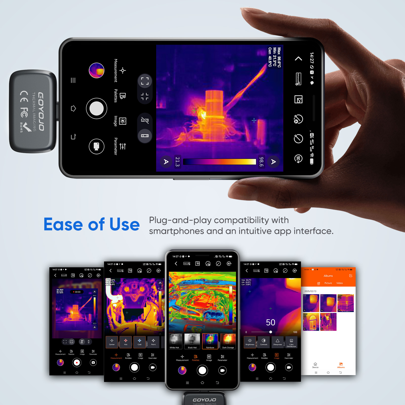 Kamera termowizyjna GOYOJO do  – Thermal Imaging Camera 256X192 recenzja i cena