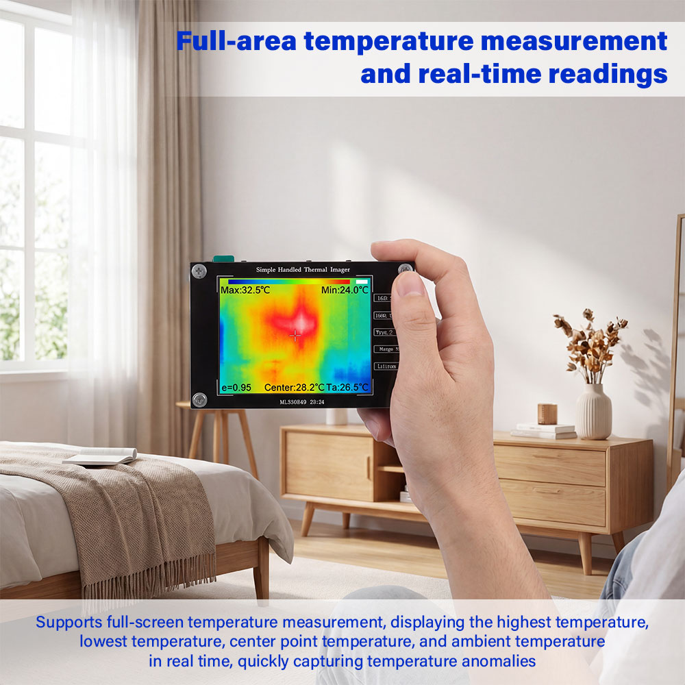 Kamera termowizyjna 32*24 -40° – Nf 521 Thermal Imaging Camera recenzja i cena