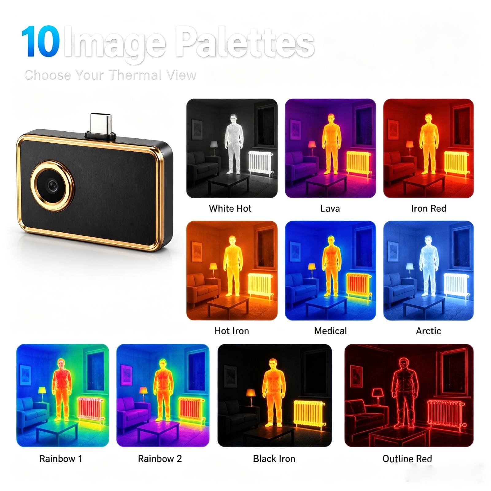 Kamera termowizyjna o rozdziel – Thermal Imaging Camera 256X192 recenzja i cena
