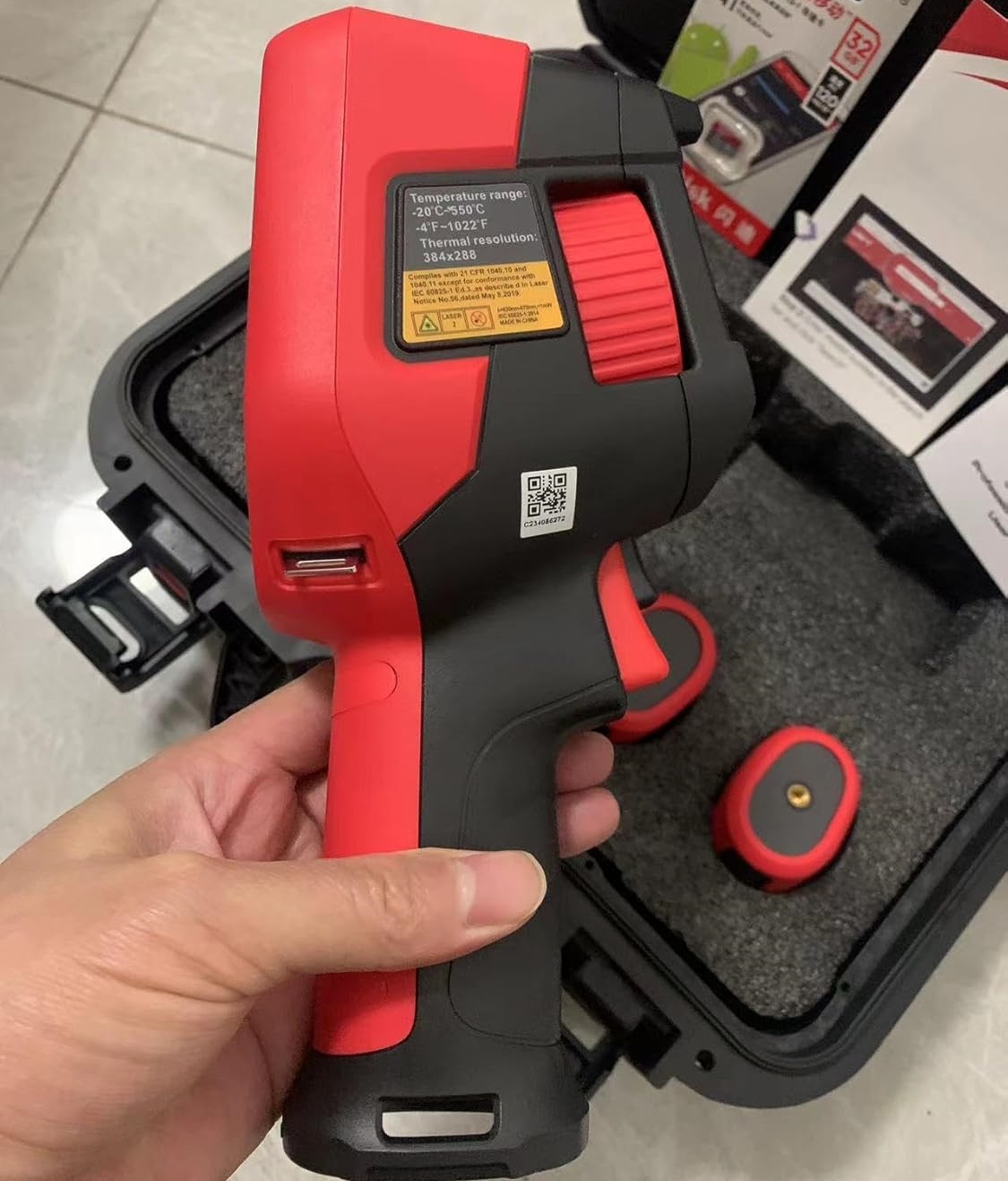 Profesjonalna kamera termowizy – Thermal Camera Type C 384X288 recenzja i cena