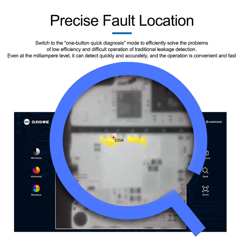 SUNSHINE TB-03S Szybka kamera  – Shortcam Thermal Imaging Pcb recenzja i cena