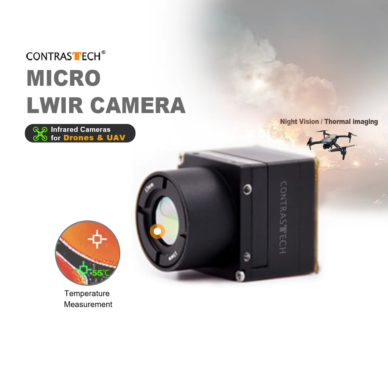 Moduł kamery termowizyjnej LWI – Thermal Imager Drone Gimbal recenzja i cena