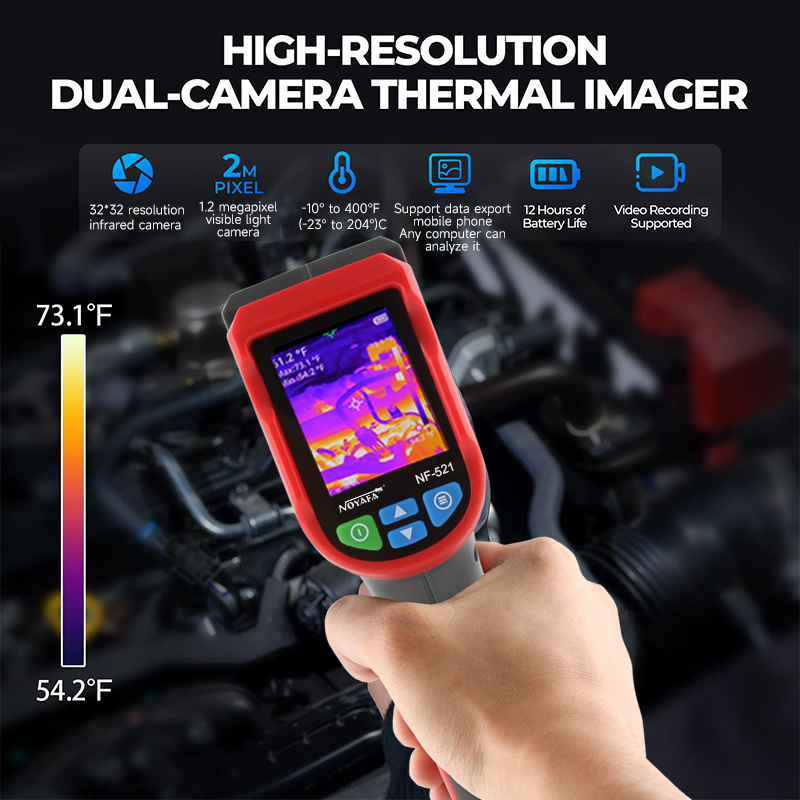 Profesjonalna kamera termowizy – Nf 521 Thermal Imaging Camera recenzja i cena