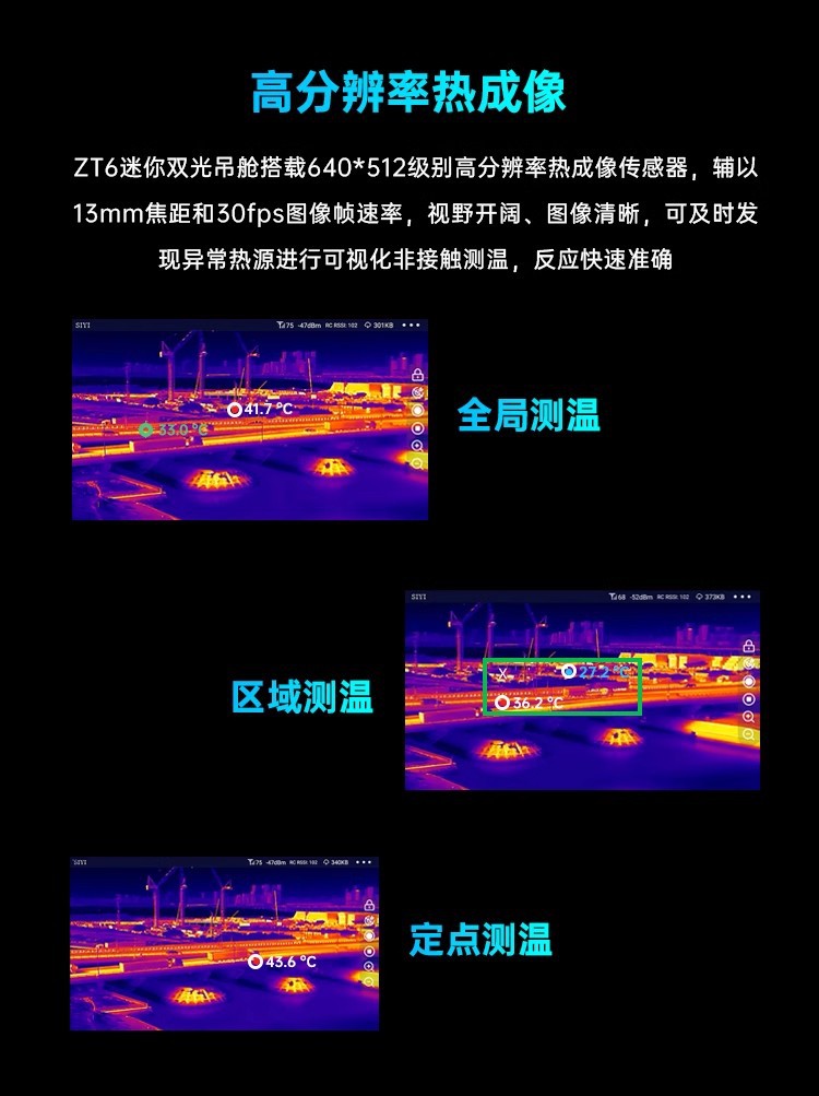 Mini dron z podwójnym oświetla – Thermal Imager Drone Gimbal recenzja i cena